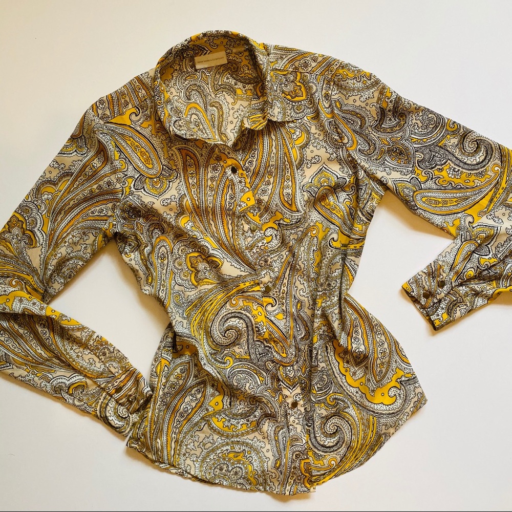 Ny&Co Paisley Button down